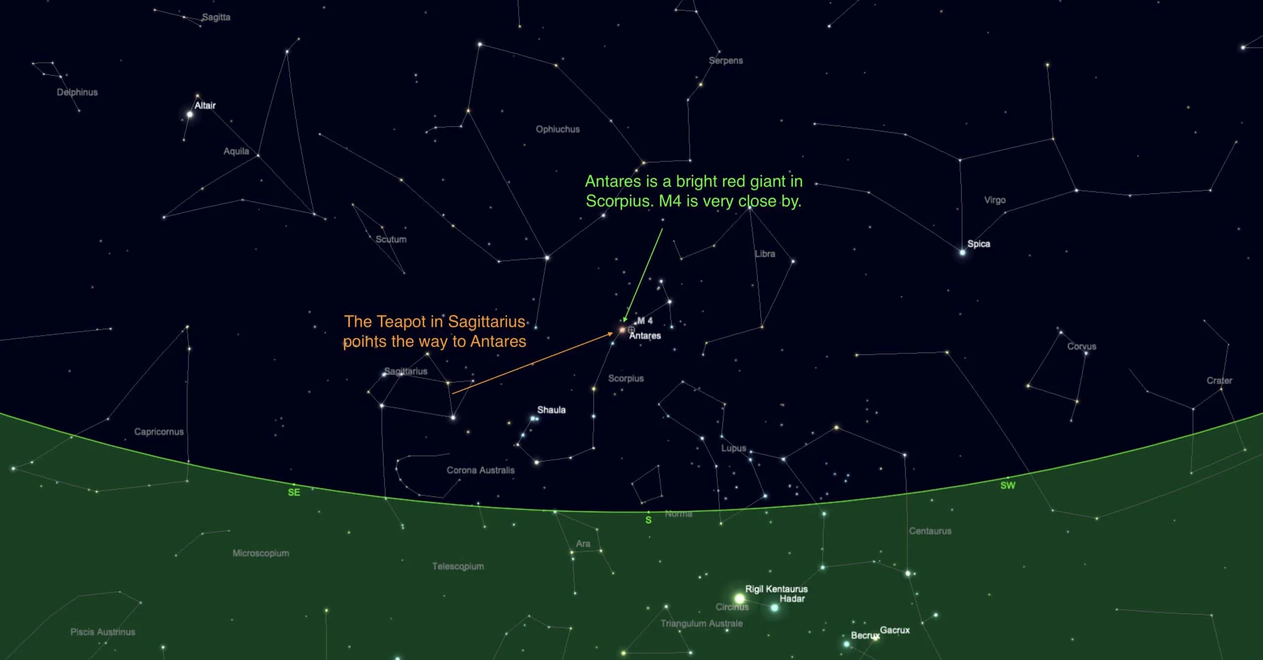 How to Find and Observe the Beautiful Globular Cluster in Scorpius, M4