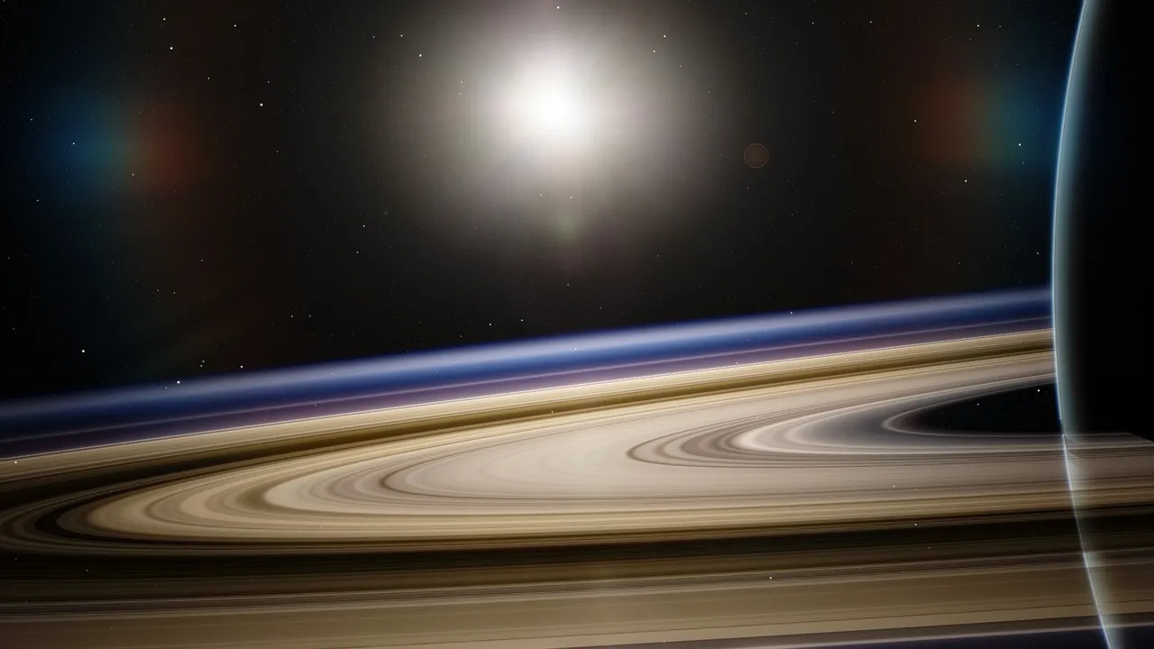 Saturn's rings edge-on | ESA/Hubble