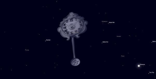 Horologium Constellation – Keeping Time in Southern Skies